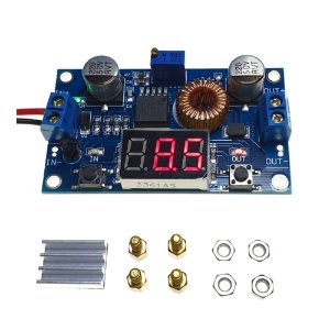 5A 75w Display Adjustable Reduce Power (in4~38v/out 1.25~35v)